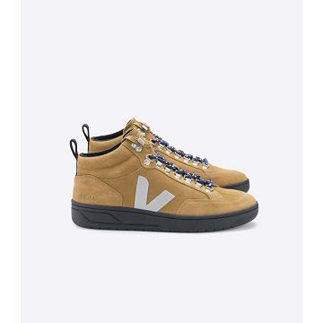 Veja RORAIMA SUEDE Men's High Tops Brown | NZ 110UZG